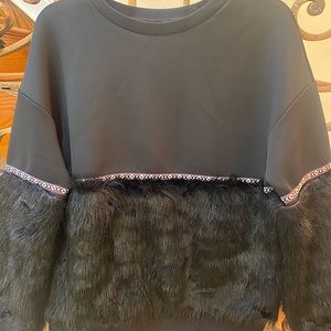 Faux Fur top